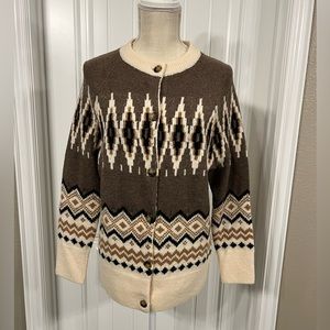 J.CREW Fair Isle cardigan